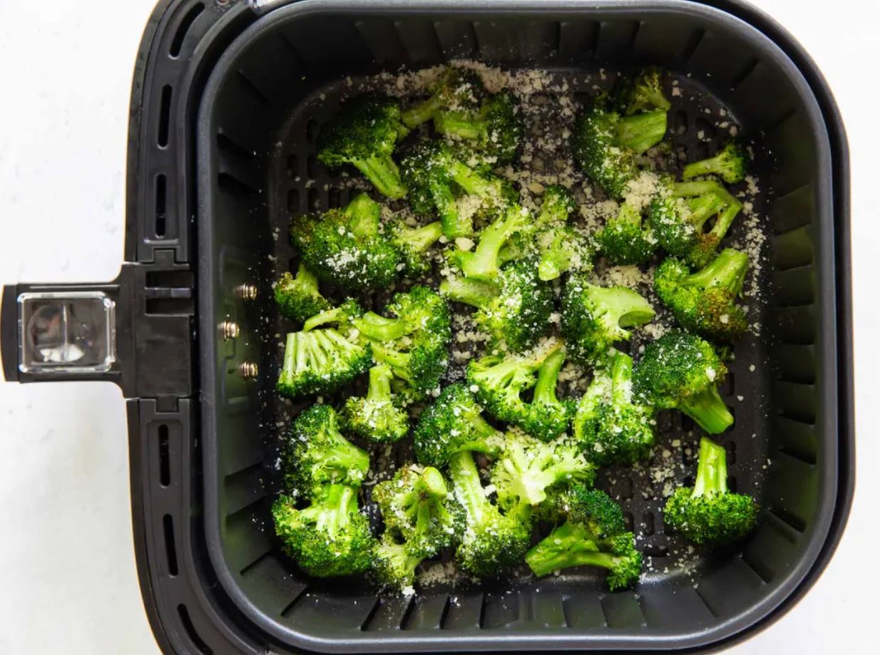 como fazer brócolis na airfryer